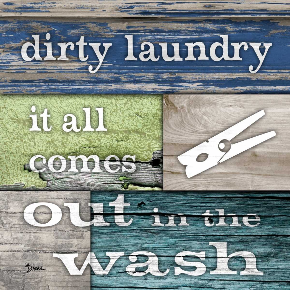 Dirty Laundry art print by Diane Stimson for $57.95 CAD