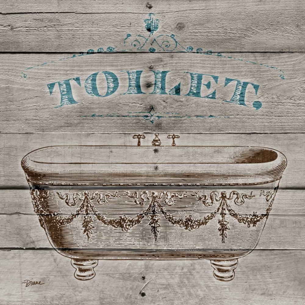 Toilet art print by Diane Stimson for $57.95 CAD