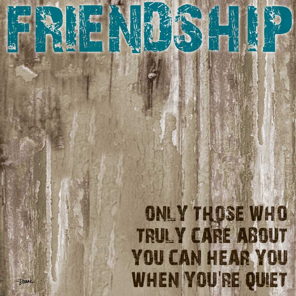 Friendship Grunge PF art print by Diane Stimson for $57.95 CAD