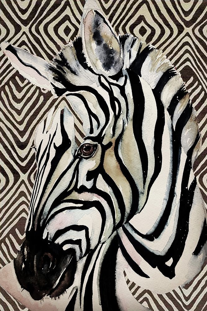 Designer Zebra art print by Emma Catherine Debs for $57.95 CAD