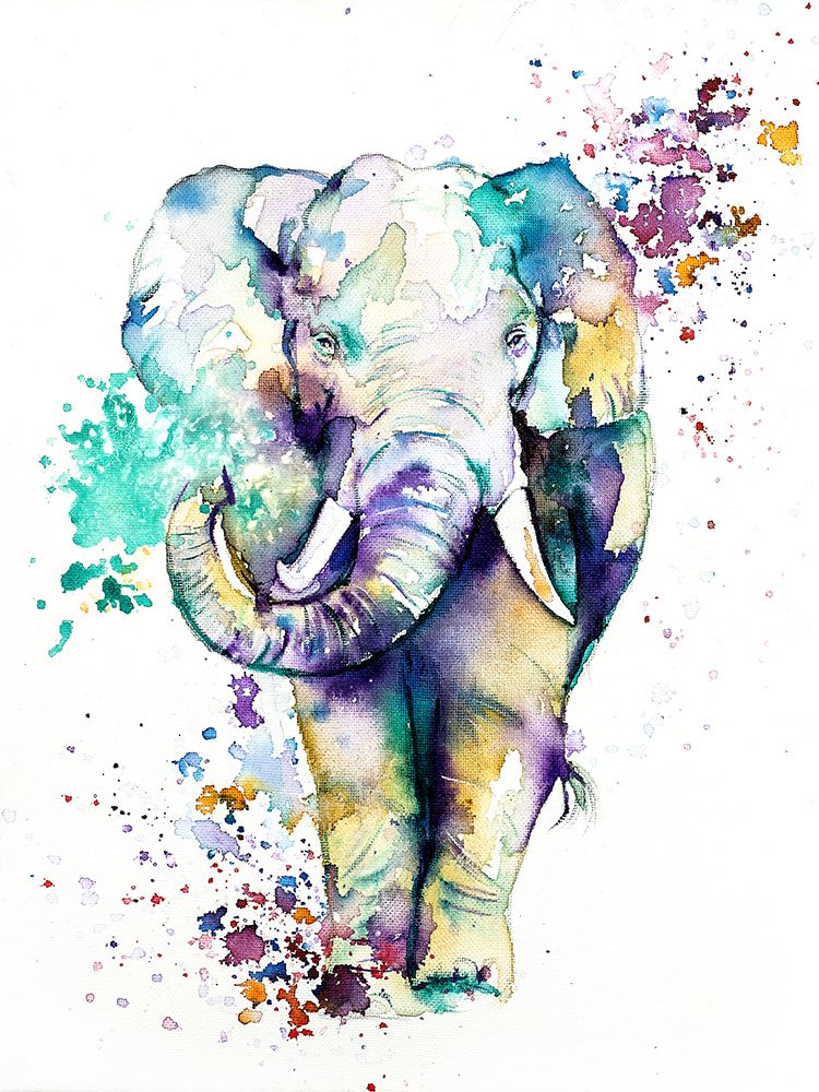 Elephant art print by Emma Catherine Debs for $57.95 CAD