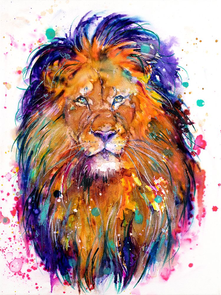 Lion art print by Emma Catherine Debs for $57.95 CAD