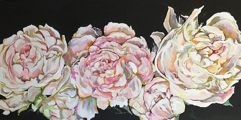 Line of peonies art print by Emma Catherine Debs for $57.95 CAD