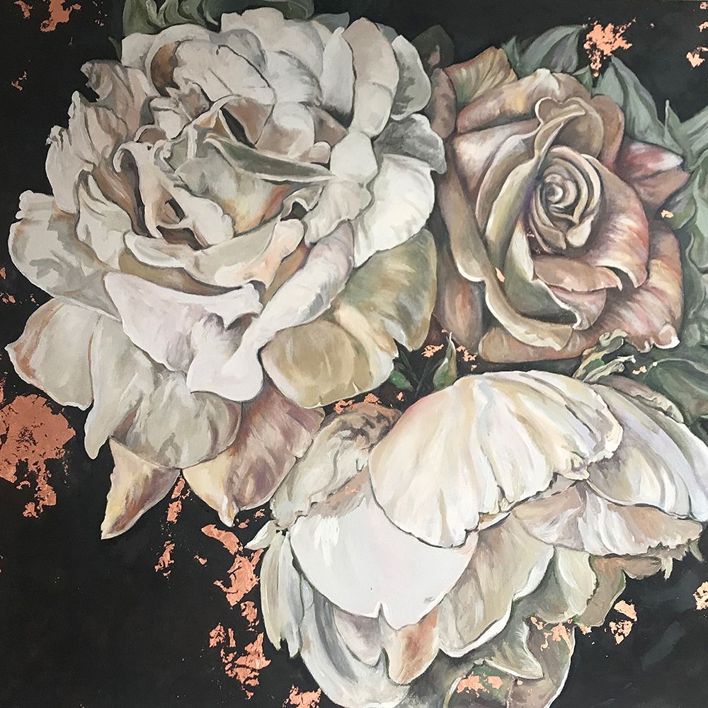 Beige Roses art print by Emma Catherine Debs for $57.95 CAD