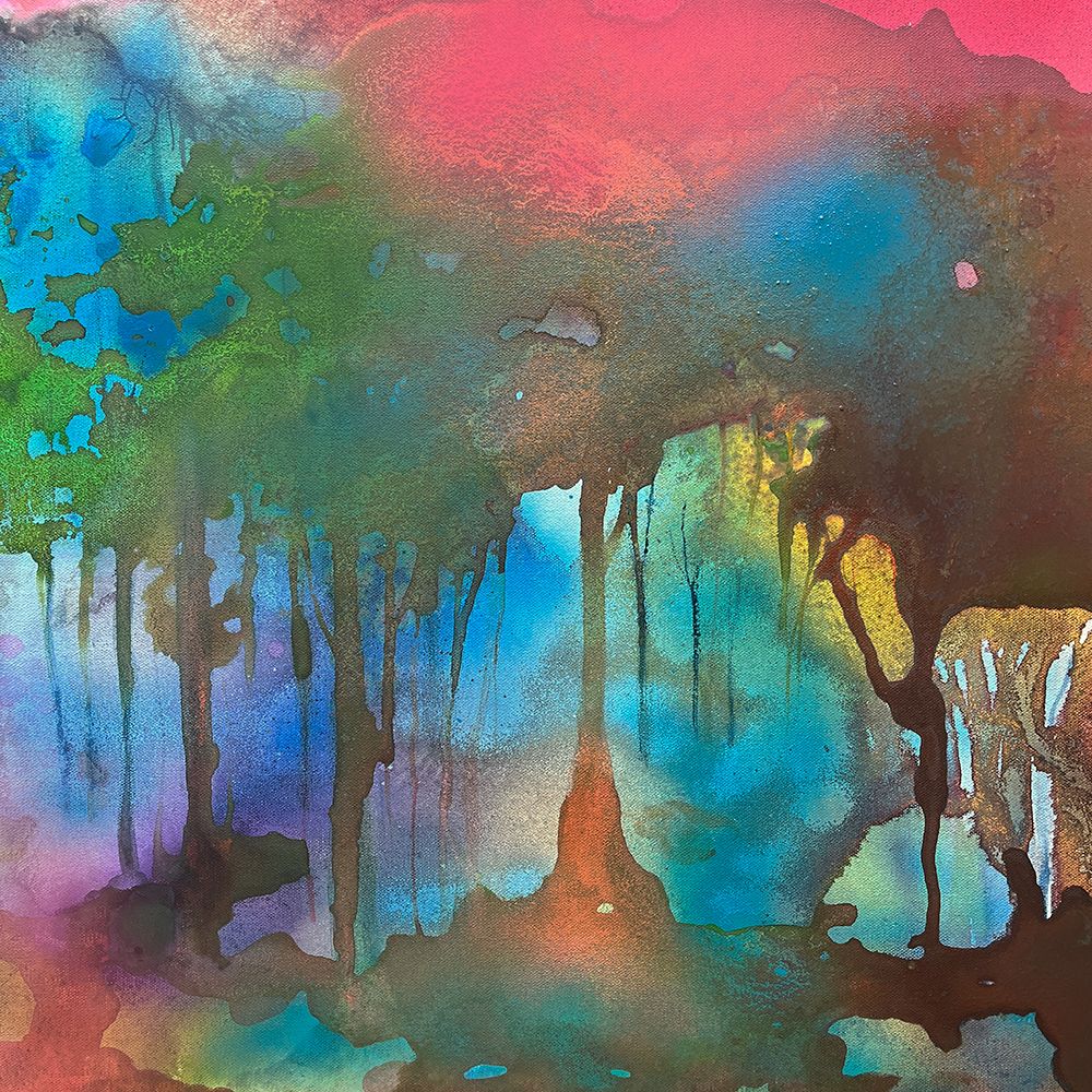 Mid Summer Night Trees art print by Emma Catherine Debs for $57.95 CAD