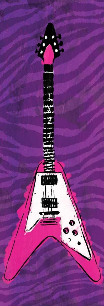 Girl Electric Guitar art print by Enrique Rodriquez Jr for $57.95 CAD