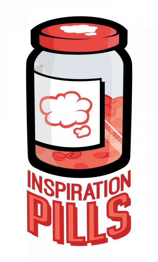 Inspiration Pills art print by Enrique Rodriquez Jr for $57.95 CAD