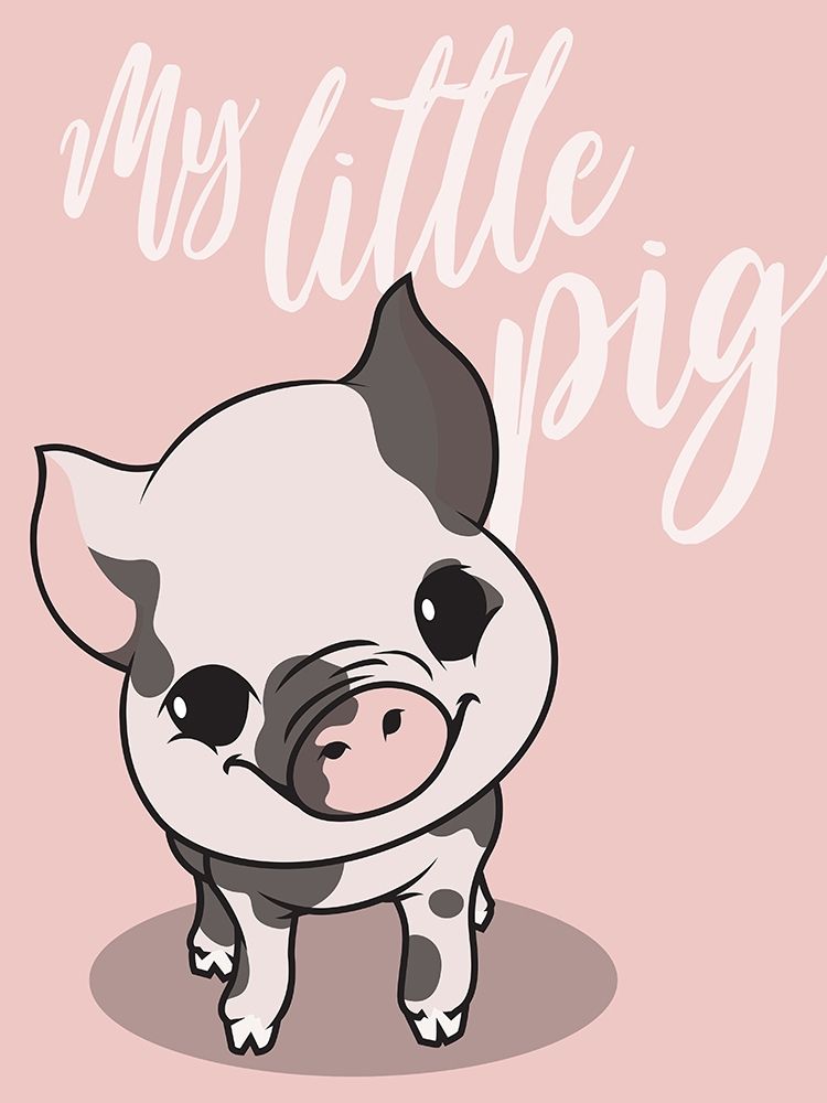 My Little Pig art print by Enrique Rodriquez Jr for $57.95 CAD
