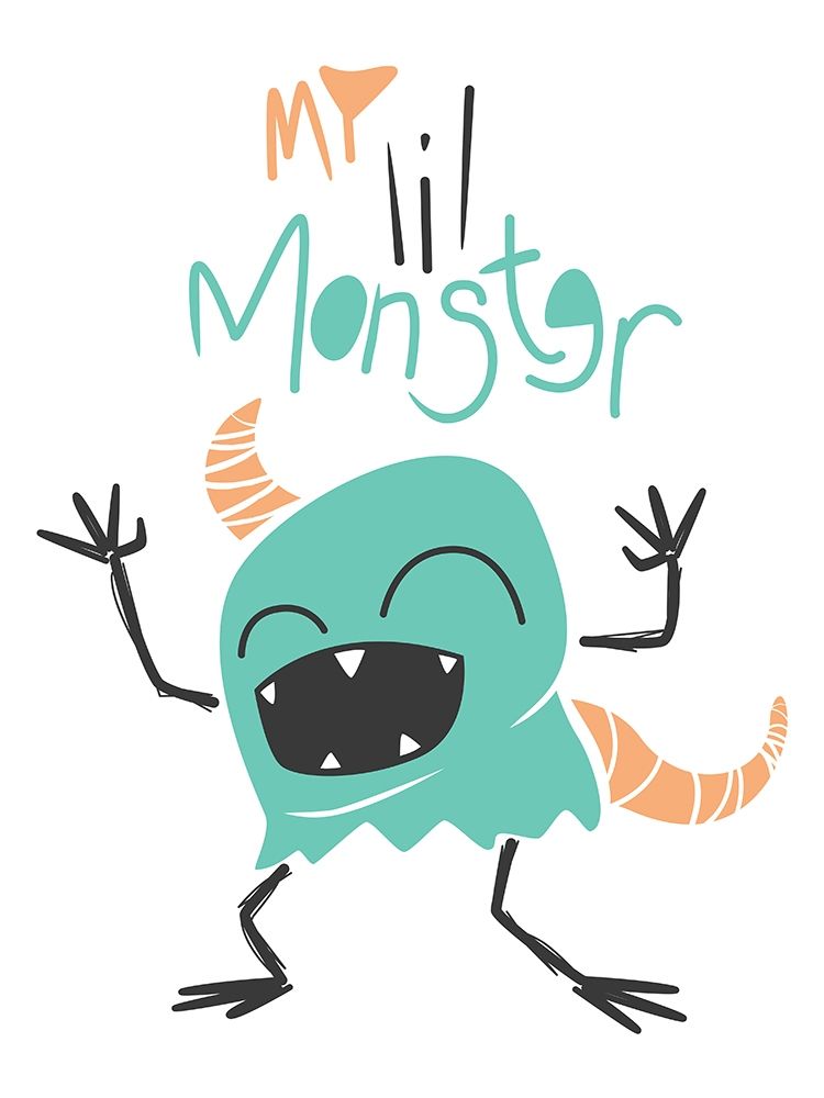 My Lil Monster art print by Enrique Rodriquez Jr for $57.95 CAD