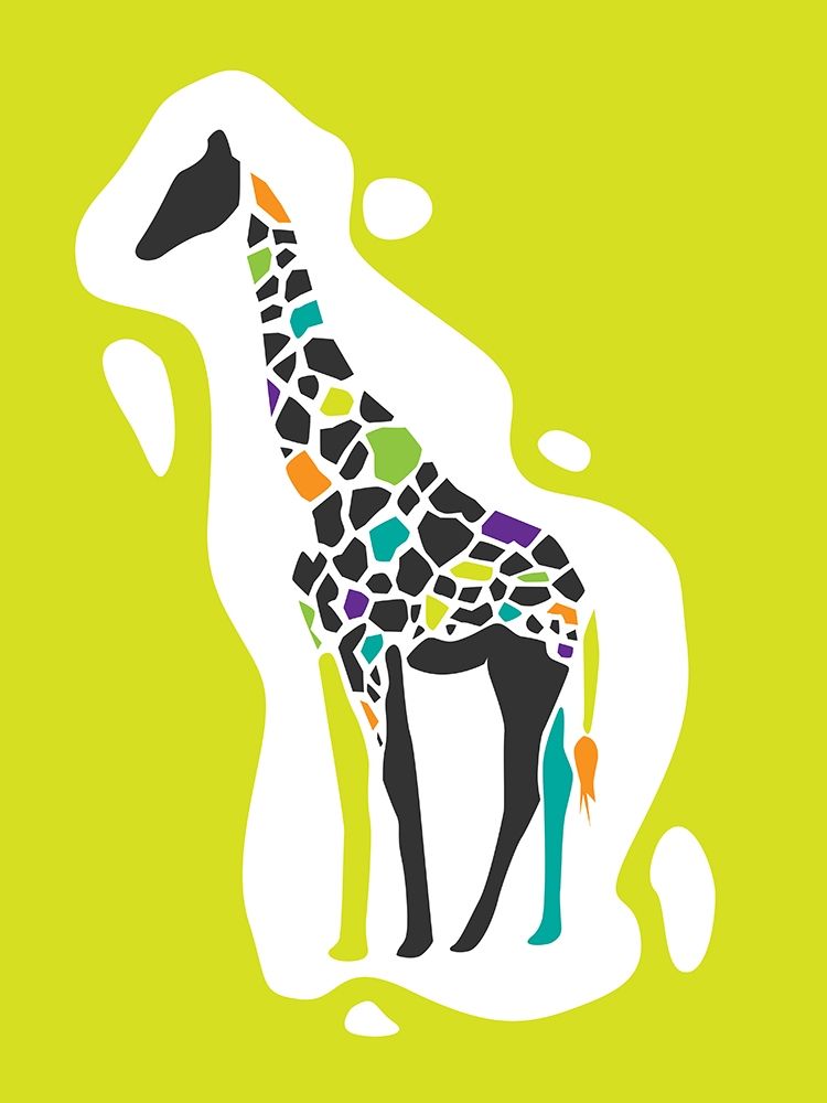 Fun Giraffe art print by Enrique Rodriquez Jr for $57.95 CAD