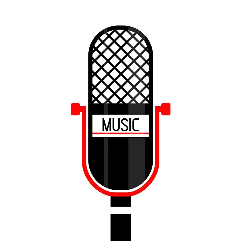 Microphone Music art print by Enrique Rodriguez for $57.95 CAD