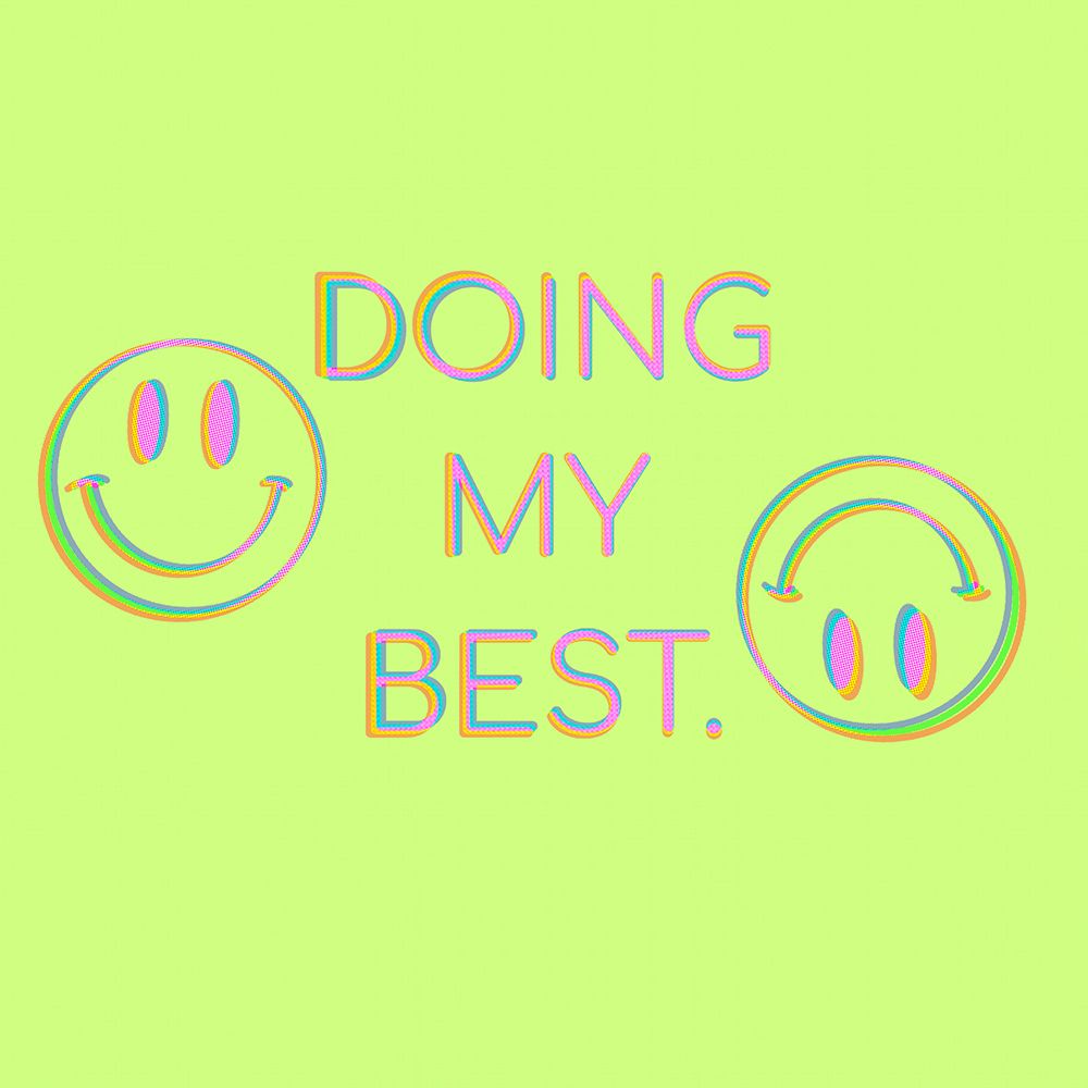 Doing My Best Smile art print by Andrea Buenfil for $57.95 CAD