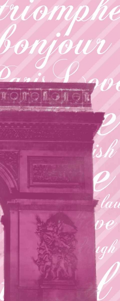 Pink Triomphe 3 art print by Lauren Gibbons for $57.95 CAD