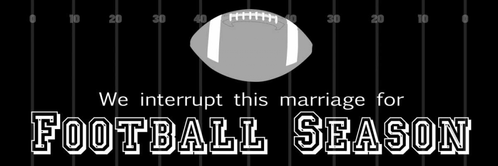 Man Cave Football art print by Lauren Gibbons for $57.95 CAD