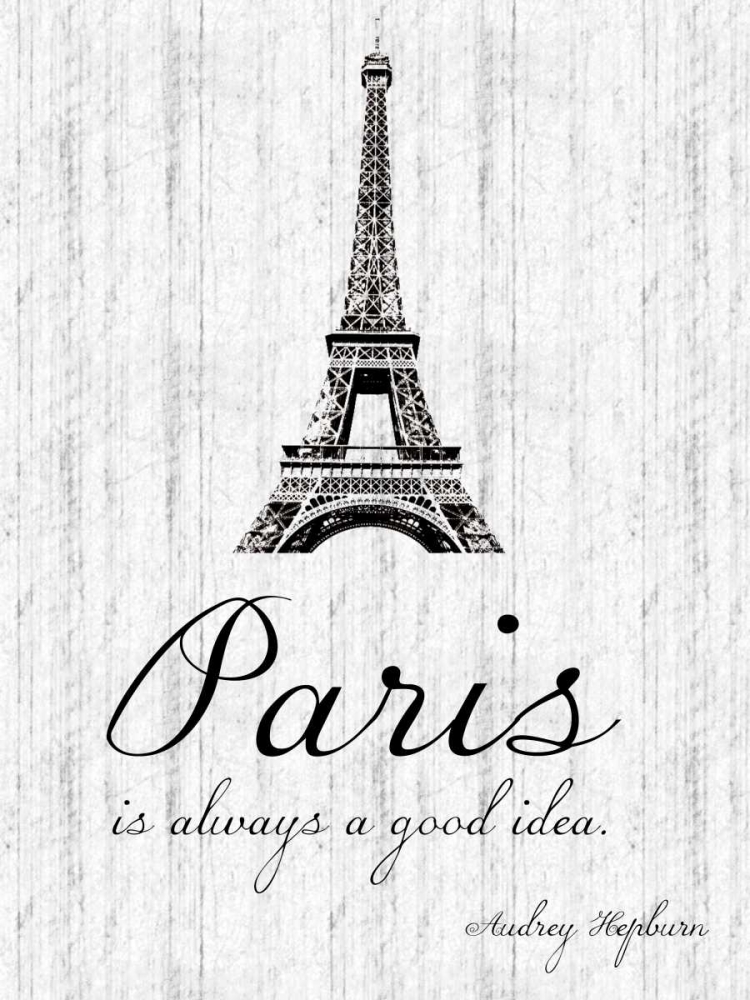 Paris Quote 2 art print by Lauren Gibbons for $57.95 CAD