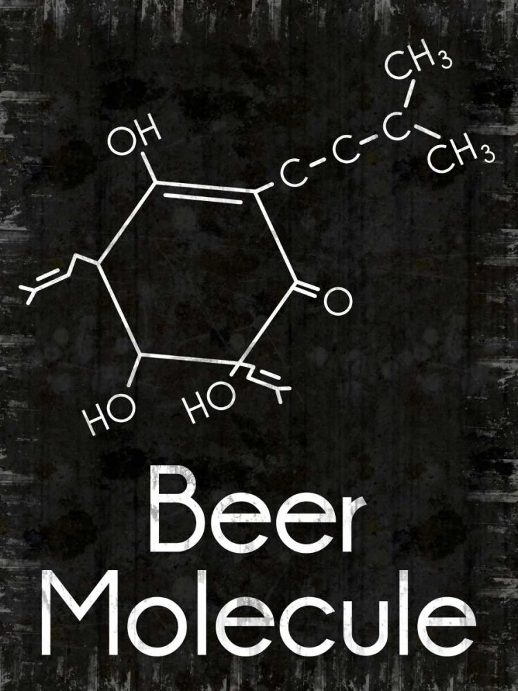 Beer Molecule 2 Rect art print by Lauren Gibbons for $57.95 CAD