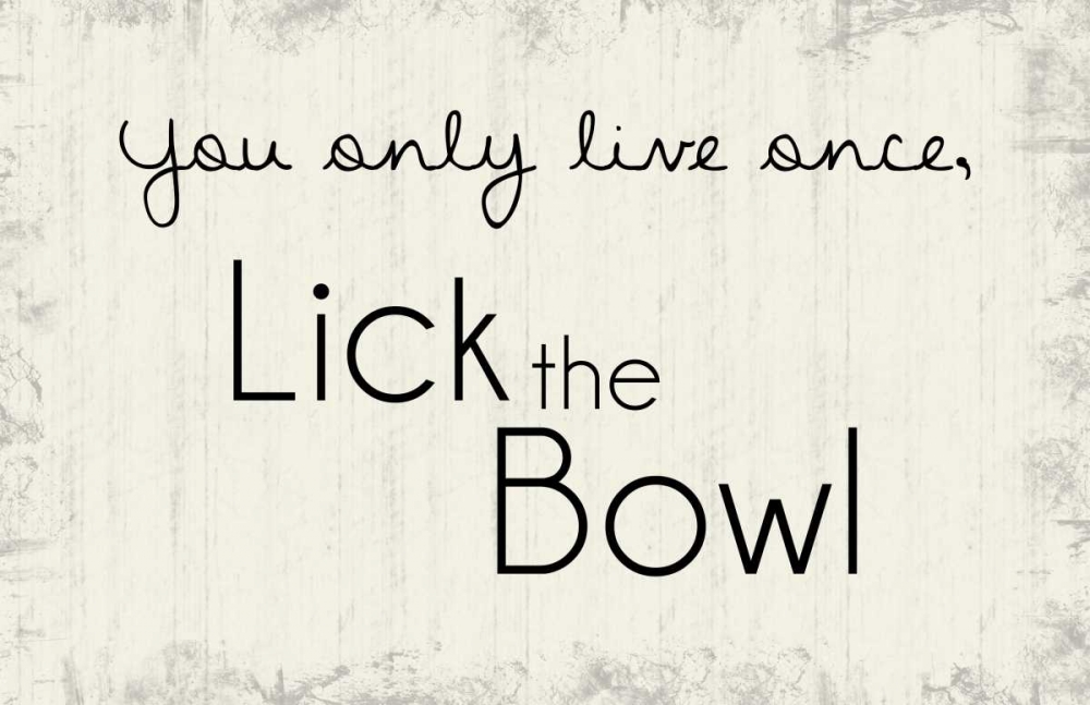 Lick the Bowl art print by Lauren Gibbons for $57.95 CAD