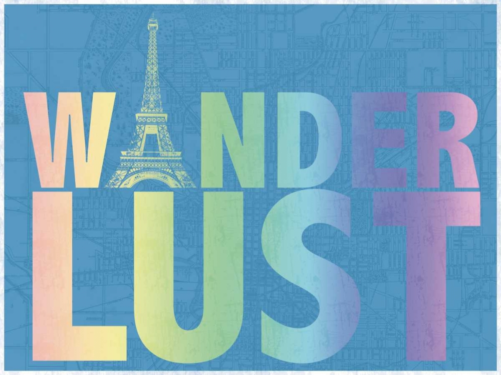 WanderLust Paris art print by Lauren Gibbons for $57.95 CAD