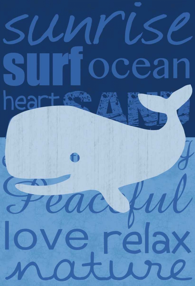 Beach Whale art print by Lauren Gibbons for $57.95 CAD