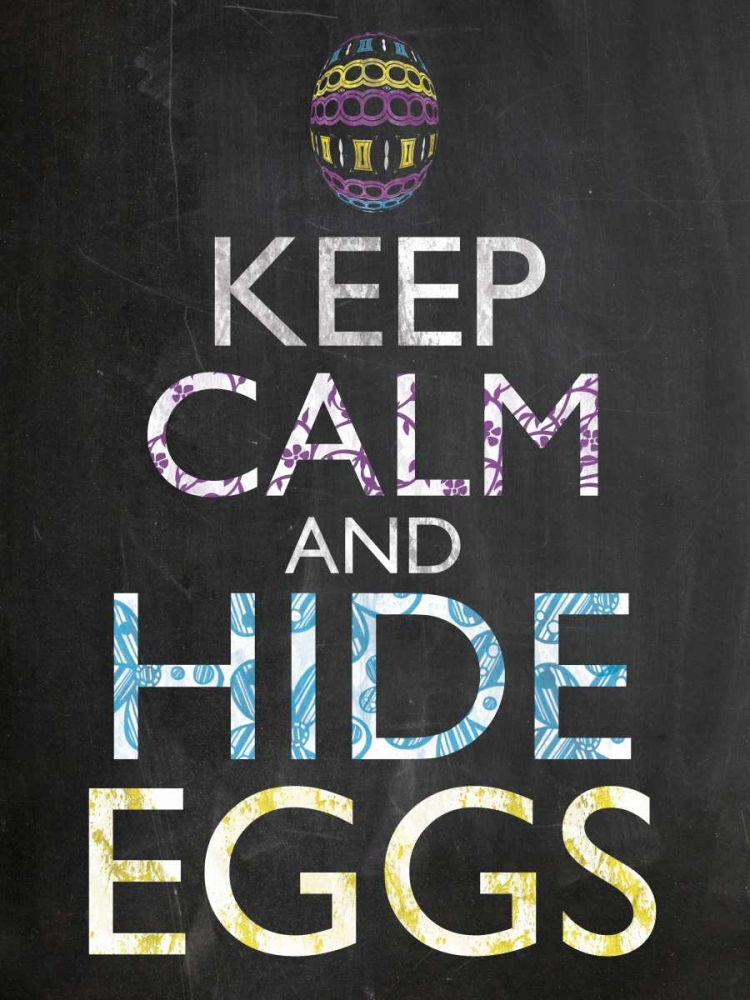 Keep Calm Easter Chalk art print by Lauren Gibbons for $57.95 CAD