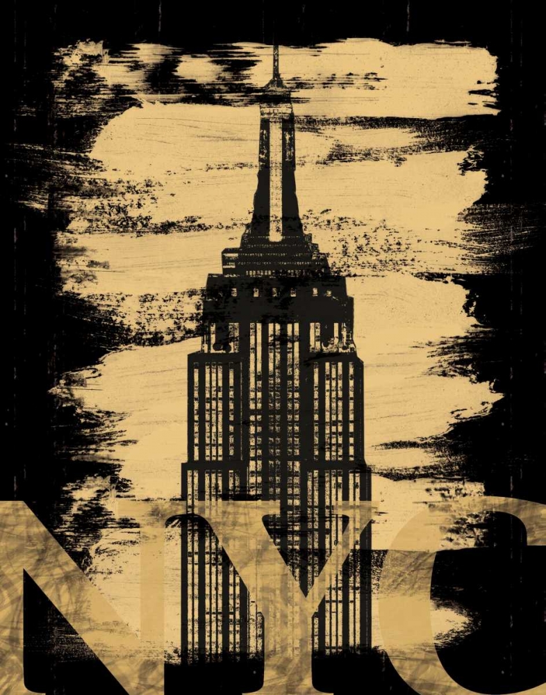 NYC Paint Black art print by Lauren Gibbons for $57.95 CAD