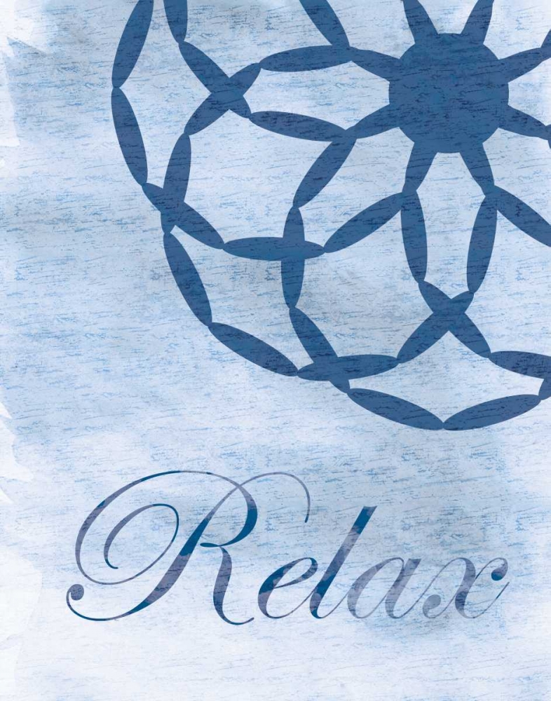 Relax Blue Spa 2 art print by Lauren Gibbons for $57.95 CAD