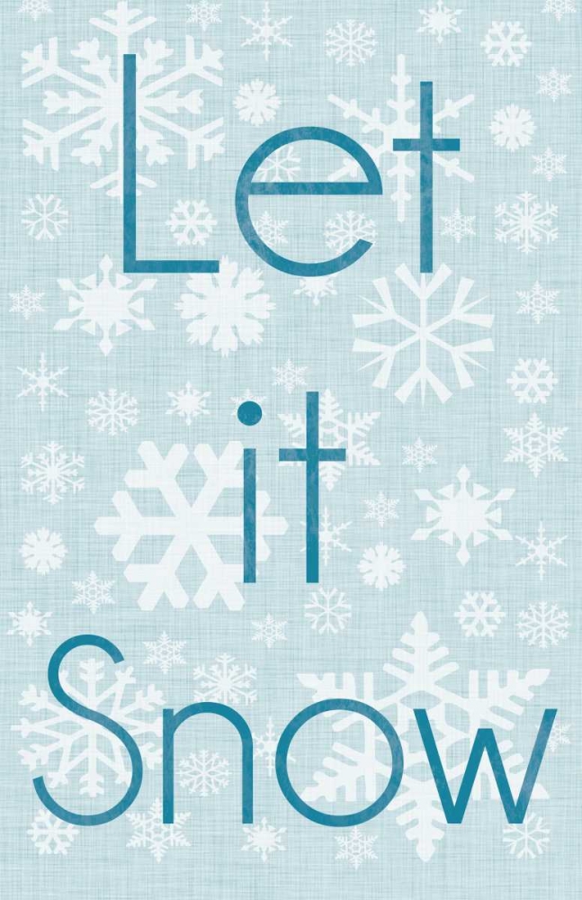 Let it Snow art print by Lauren Gibbons for $57.95 CAD