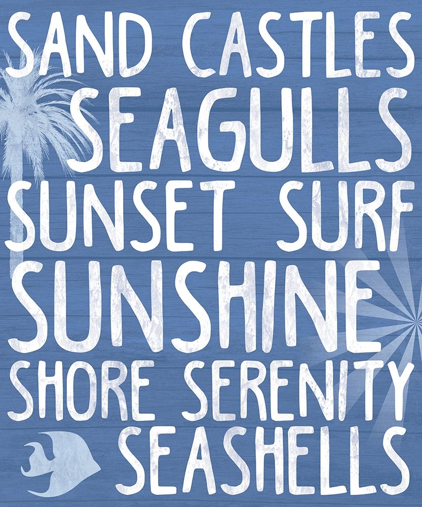 Beach Writing art print by Lauren Gibbons for $57.95 CAD