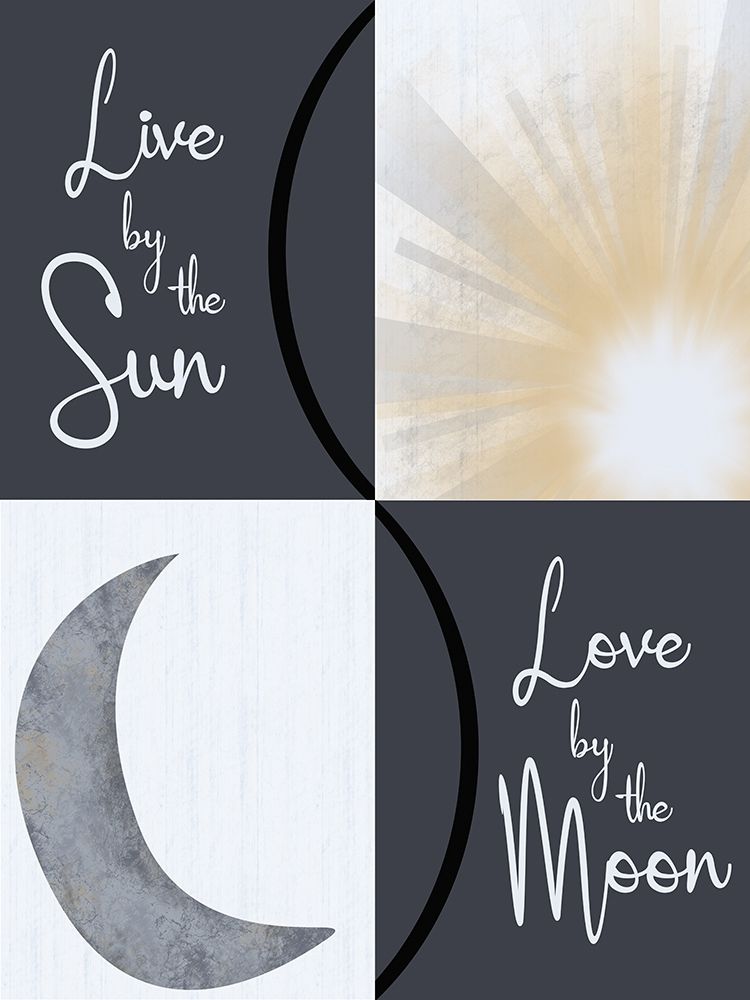 Moon and Sun Combined art print by Lauren Gibbons for $57.95 CAD