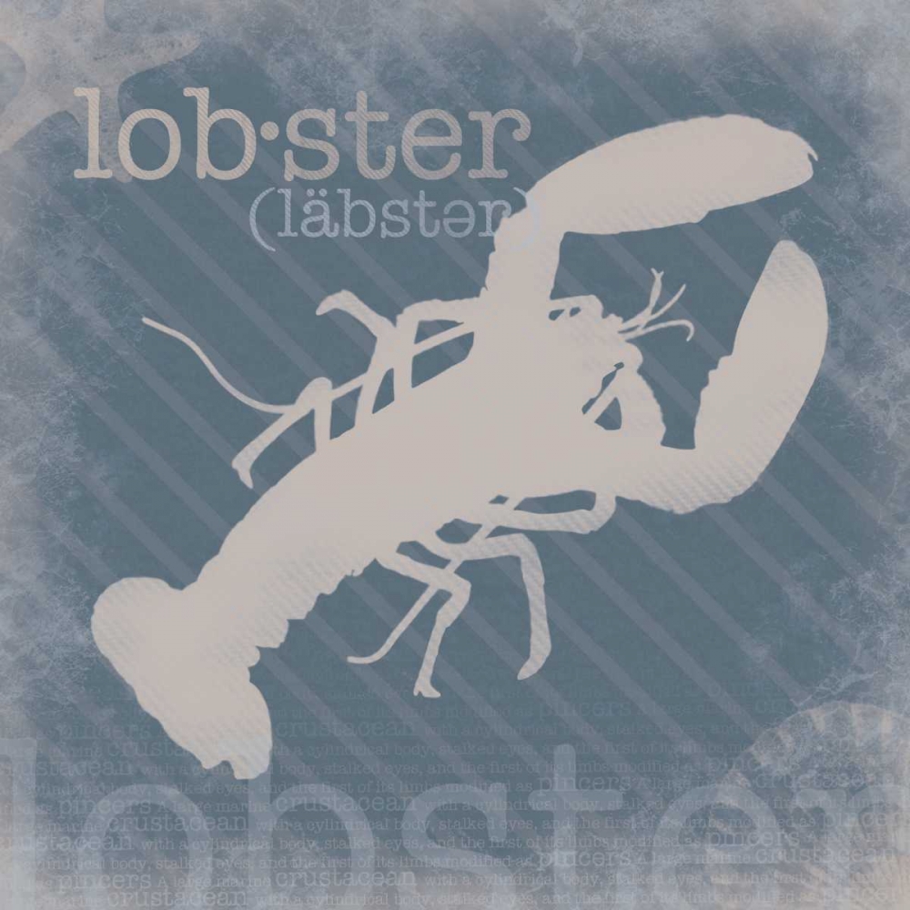 Lobster Definition art print by Lauren Gibbons for $57.95 CAD