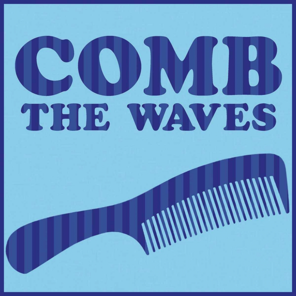 Comb The Waves art print by Lauren Gibbons for $57.95 CAD