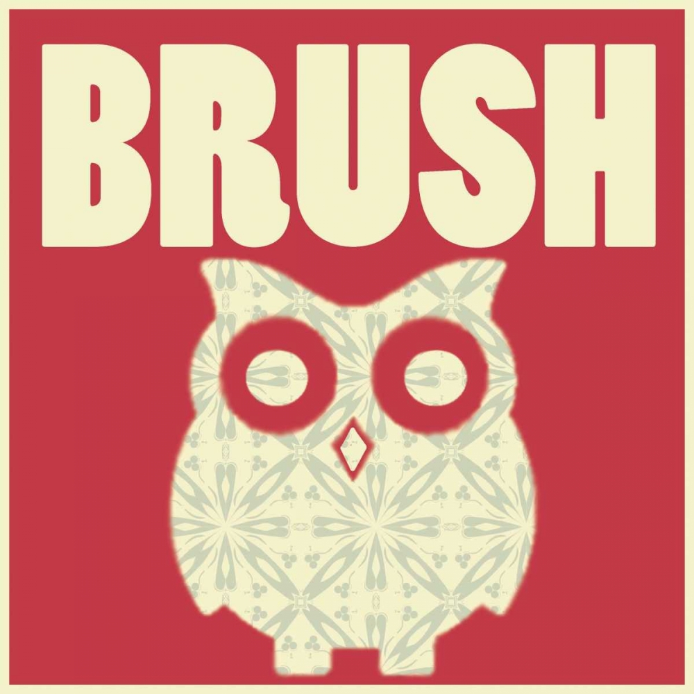 Owl Brush art print by Lauren Gibbons for $57.95 CAD