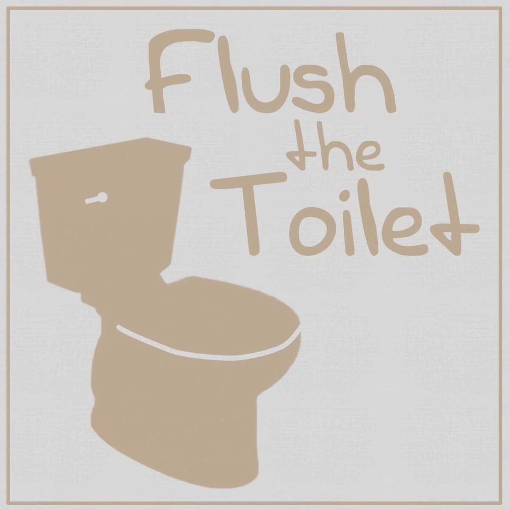 Flush Toilet Brown art print by Lauren Gibbons for $57.95 CAD