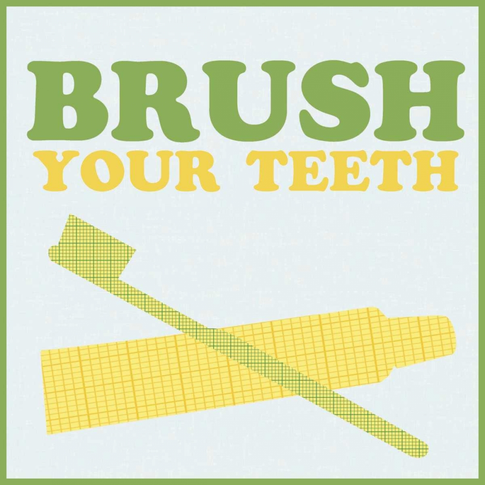 Brush Your Teeth art print by Lauren Gibbons for $57.95 CAD