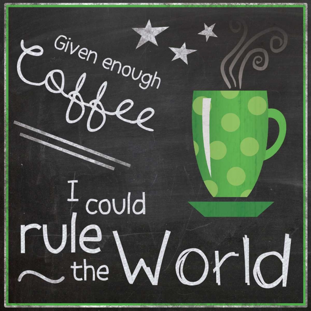 Coffee World 2 art print by Lauren Gibbons for $57.95 CAD