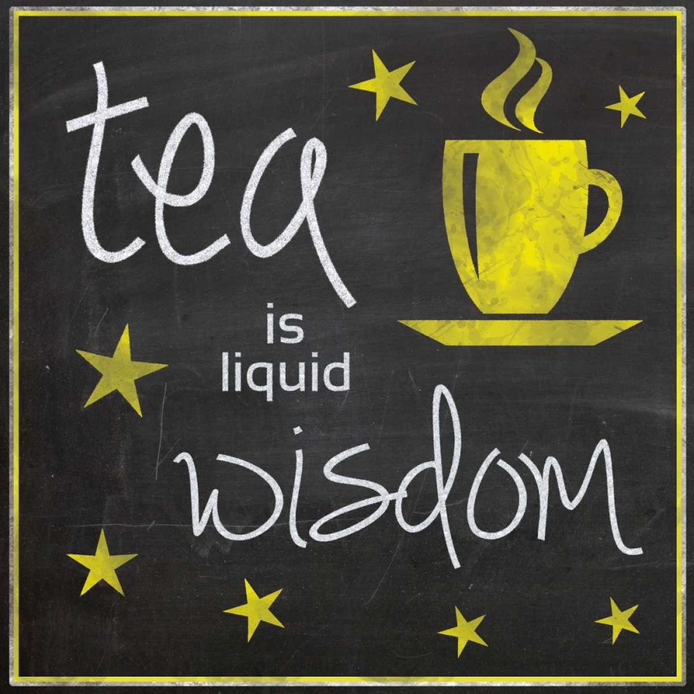 Yellow Tea Wisdom art print by Lauren Gibbons for $57.95 CAD