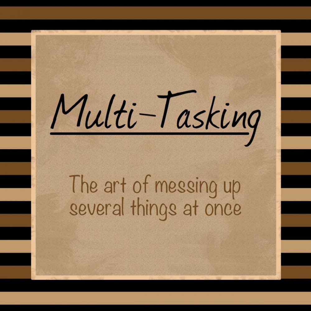 Multi Tasking art print by Lauren Gibbons for $57.95 CAD