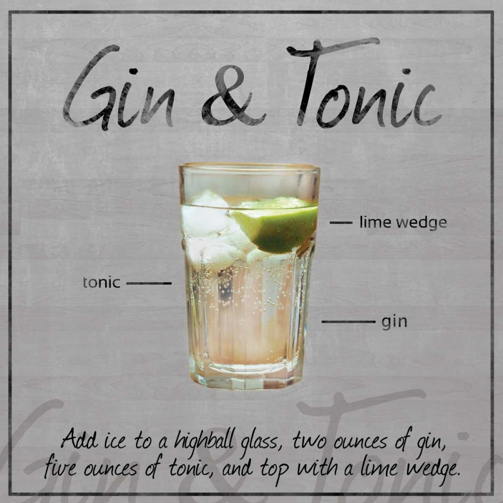 Gin Tonic art print by Lauren Gibbons for $57.95 CAD