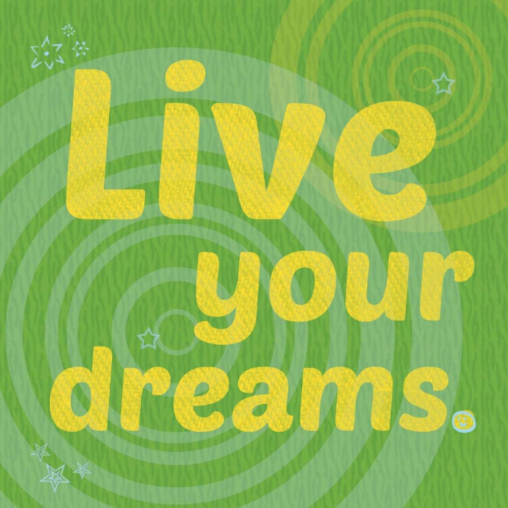 Live Your Dreams art print by Lauren Gibbons for $57.95 CAD