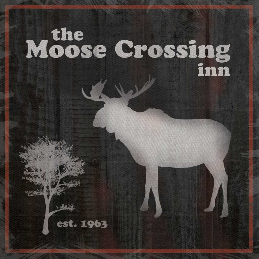 Moose Crossing art print by Lauren Gibbons for $57.95 CAD