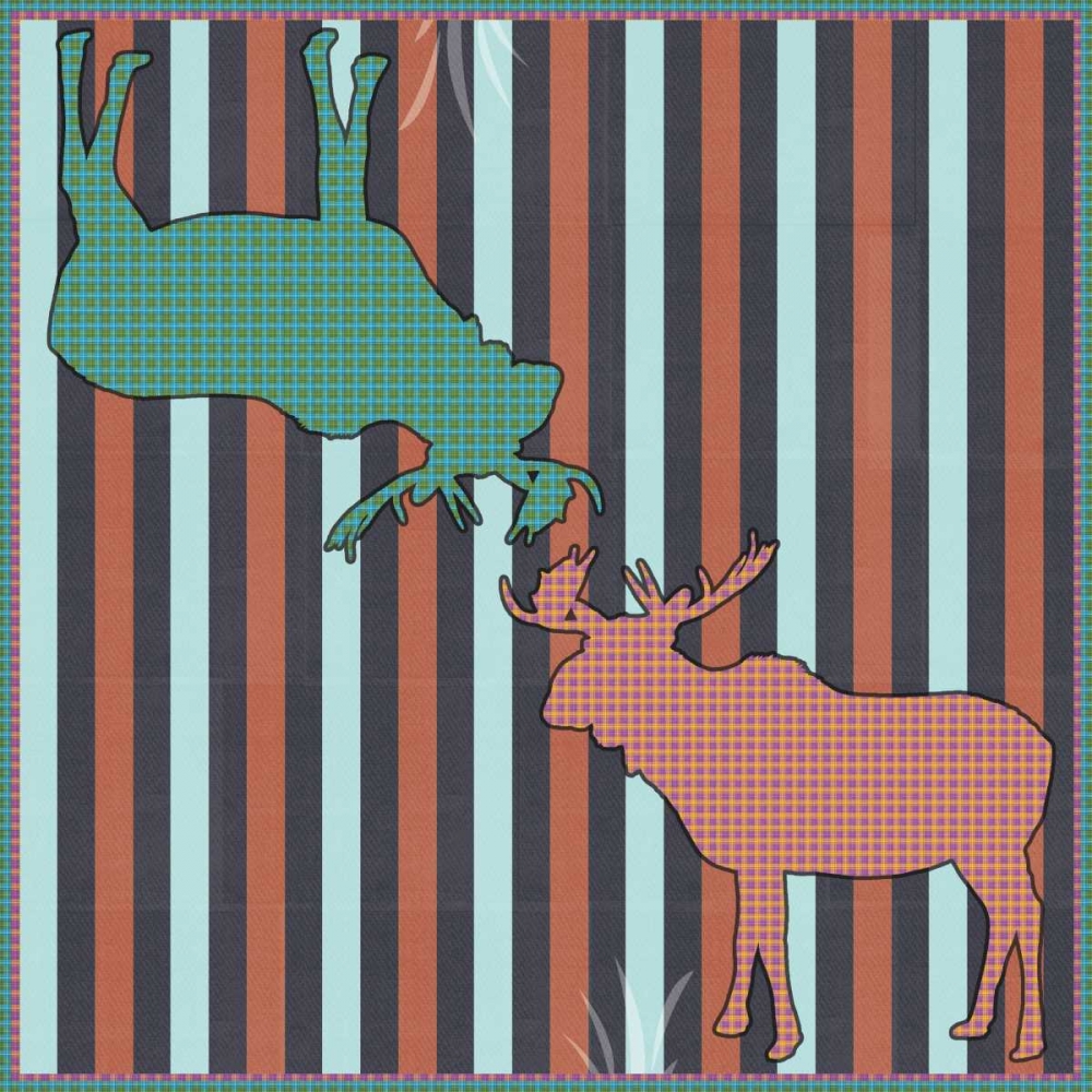 Moose Patterns art print by Lauren Gibbons for $57.95 CAD