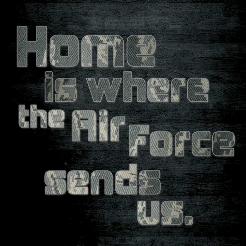 Air Force Home art print by Lauren Gibbons for $57.95 CAD