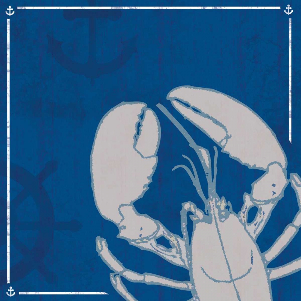 Blue Sea Lobster art print by Lauren Gibbons for $57.95 CAD