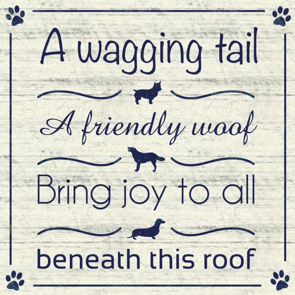 Wagging Tail art print by Lauren Gibbons for $57.95 CAD