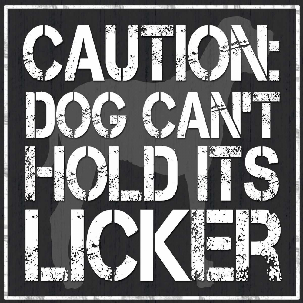 Dog Licker 2 art print by Lauren Gibbons for $57.95 CAD