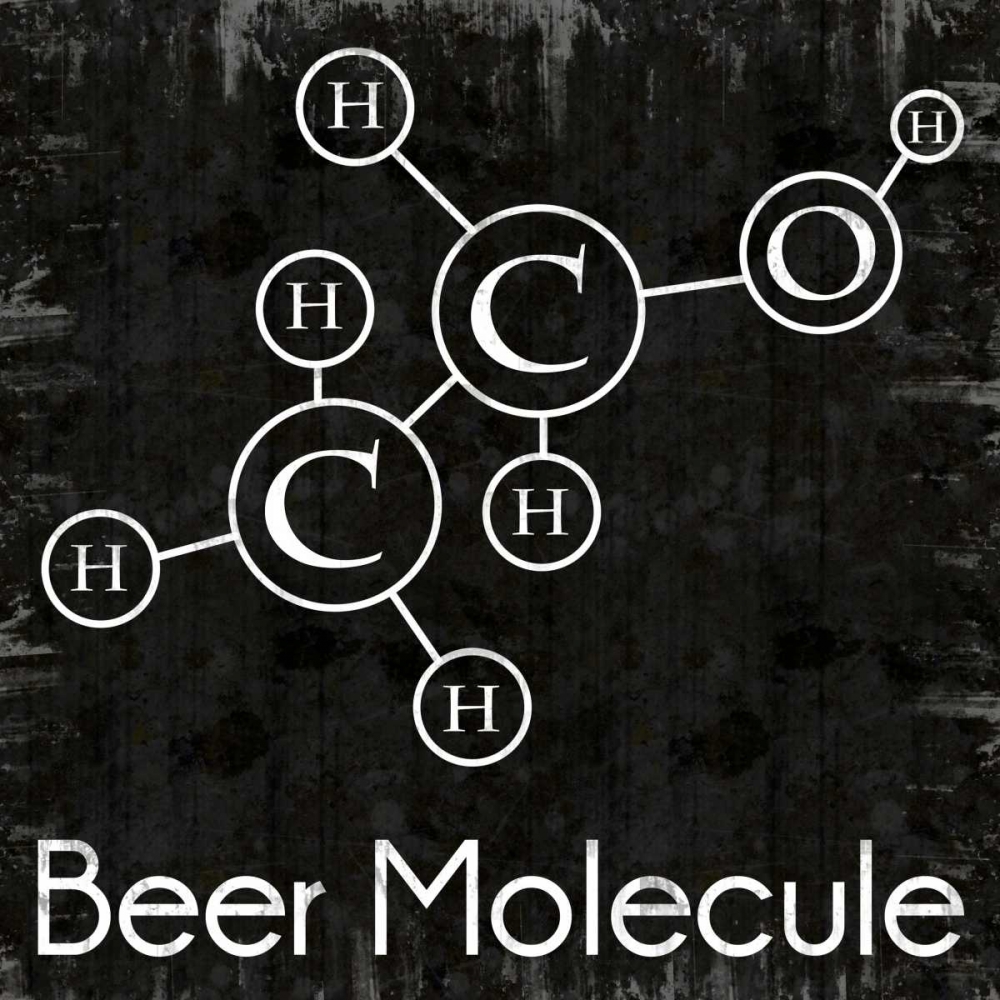 Beer Molecule art print by Lauren Gibbons for $57.95 CAD
