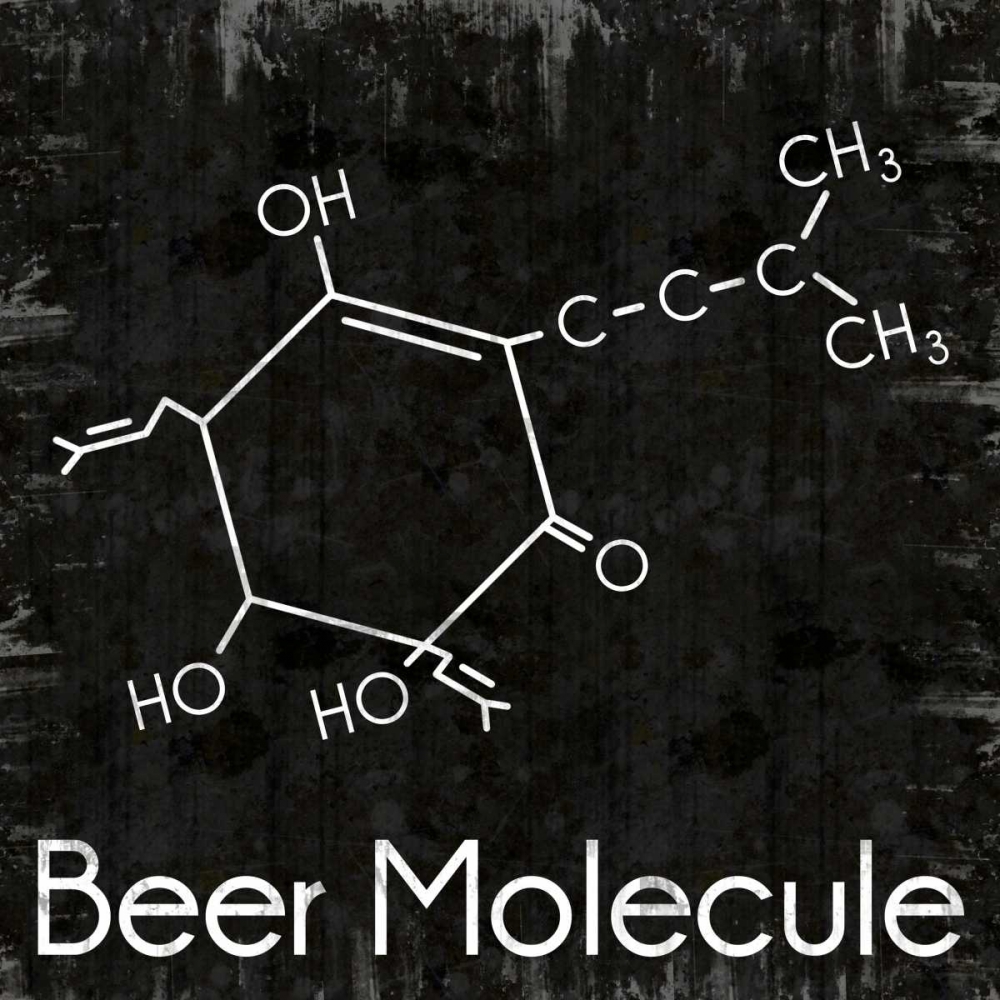 Beer Molecule 2 art print by Lauren Gibbons for $57.95 CAD