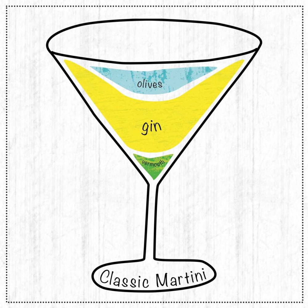 Martini art print by Lauren Gibbons for $57.95 CAD