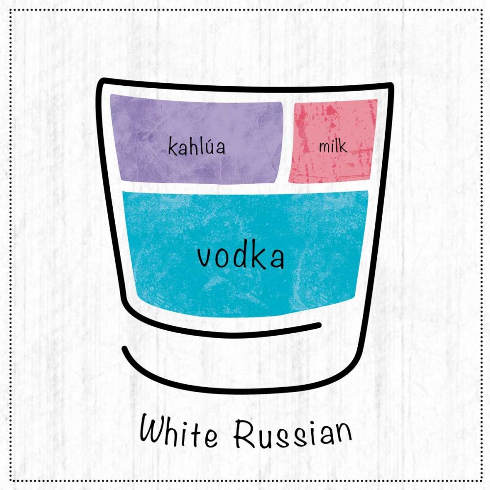 White Russian art print by Lauren Gibbons for $57.95 CAD