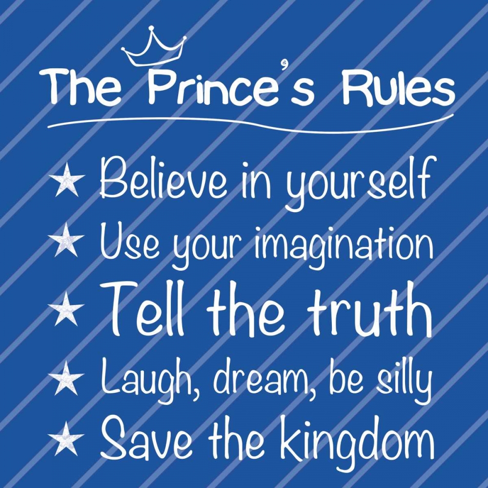 Prince Rules art print by Lauren Gibbons for $57.95 CAD